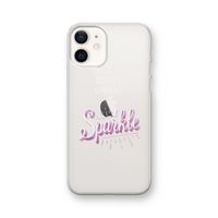Sparkle quote: iPhone 12 Transparant Hoesje