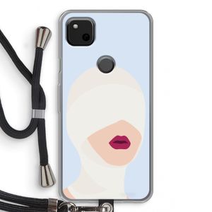 Incognito: Pixel 4a Transparant Hoesje met koord