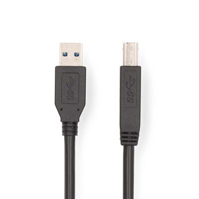 Nedis USB 3.2 Kabel A naar B 2 m