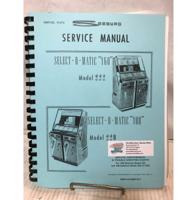 Seeburg Select-O-Matic 160 Model 222 / Select-O-Matic Model 100 Jukebox Service Manual