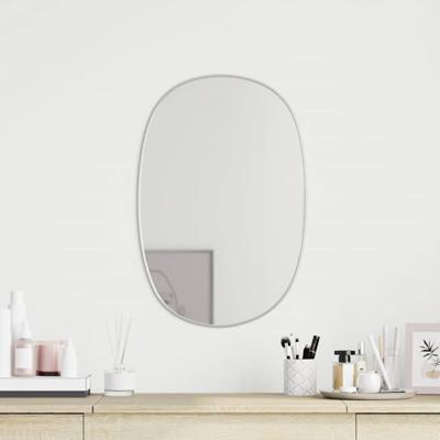 VidaXL Wandspiegel 50x35 cm zilverkleurig