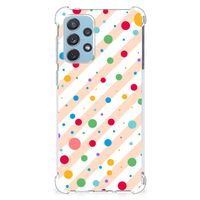 Samsung Galaxy A73 Doorzichtige Silicone Hoesje Dots