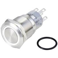 TRU COMPONENTS TC-10090956 LAS1-AGQ-11ZE/W/24V/S Vandalismebestendige druktoets 250 V/AC 3 A 1x aan/aan Continu Wit IP65 1 stuk(s)