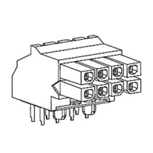 Molex 447642401 Male header, inbouw (standaard) Totaal aantal polen: 24 Inhoud: 1 stuk(s) Tray