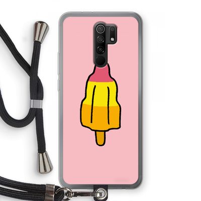 Raketijsje: Xiaomi Redmi 9 Transparant Hoesje met koord