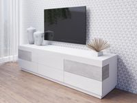 TV-meubel SILAC 6 lades wit/beton - thumbnail