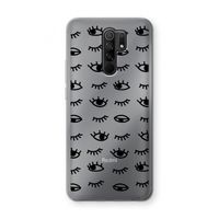 Eye pattern #2: Xiaomi Redmi 9 Transparant Hoesje