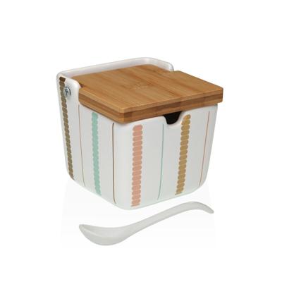 Suikerpot Versa Flint Keramisch 8,8 x 8,5 x 8,8 cm