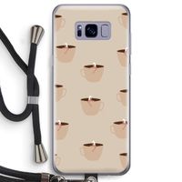 Morning coffee: Samsung Galaxy S8 Transparant Hoesje met koord