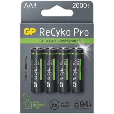 GP Pro Photoflash AA blister 4 oplaadbaar