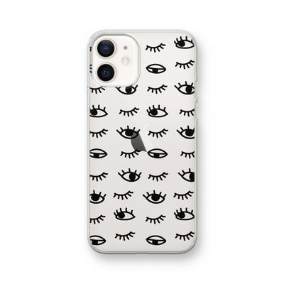 Eye pattern #2: iPhone 12 Transparant Hoesje