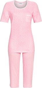 Roze pyjama stippen