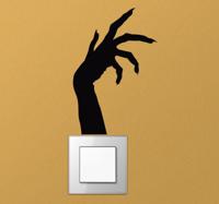 Halloween stickers hand