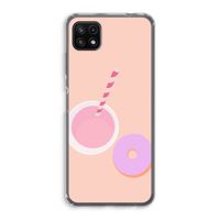 Donut: Samsung Galaxy A22 5G Transparant Hoesje Donut: Samsung Galaxy A22 5G Transparant Hoesje