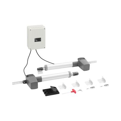 Elektrische poortopener - voor twee poorten tot 300 kg / 2,5 meter elk