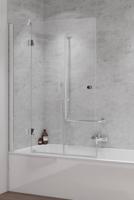 HSK Aperto Badwand 2-delig 114x150 cm Helder Glas/Chroom