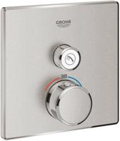 Grohtherm Smartcontrol Douche Opbouwdeel Vierkant 15,8.4,3.15,8 cm Supersteel