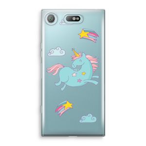 Vliegende eenhoorn: Sony Xperia XZ1 Compact Transparant Hoesje