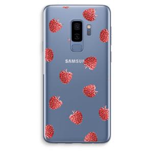 Framboosjes: Samsung Galaxy S9 Plus Transparant Hoesje