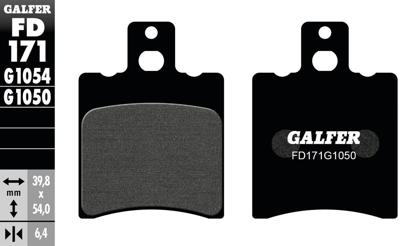 GALFER Brake pad fd171 g1050 organic