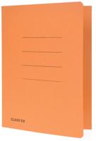 Class&apos;ex dossiermap, 3 kleppen ft 18,2 x 22,5 cm (voor ft schrift), oranje