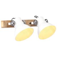 VidaXL Wandlamp industrieel e27 45x25 cm wit