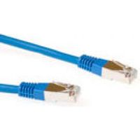 ACT Blauwe 10 meter LSZH F/UTP CAT5E patchkabel met RJ45 connectoren