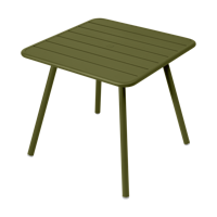 Fermob Luxembourg tuintafel vierpoot 80x80 cm Pesto