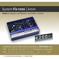 Prijscassette Fix 1006 zwartwit