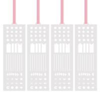 We R Makers • thermal cinch bookmarks stencils 4pieces