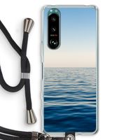 Water horizon: Sony Xperia 5 III Transparant Hoesje met koord