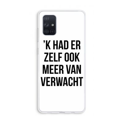 Meer verwacht: Galaxy A71 Transparant Hoesje