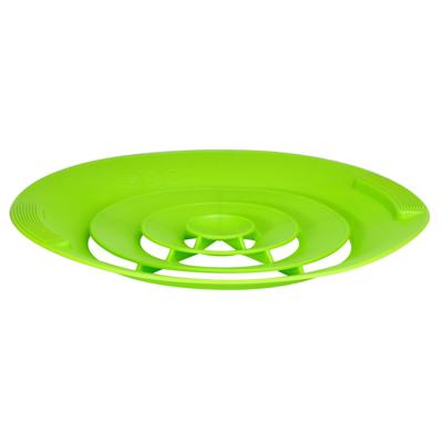 HI Universele spatdeksel/pannendeksel voor pannen - sillicone - D28 cm