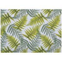 Papieren placemats Varenblad/Jungle thema 10x stuks