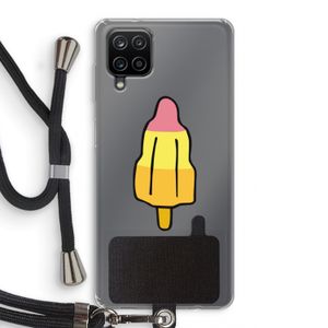 Raketijsje: Samsung Galaxy A12 Transparant Hoesje met koord