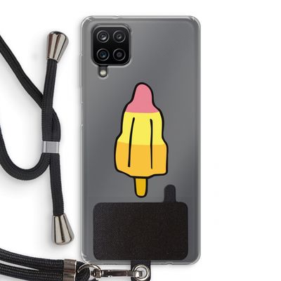 Raketijsje: Samsung Galaxy A12 Transparant Hoesje met koord