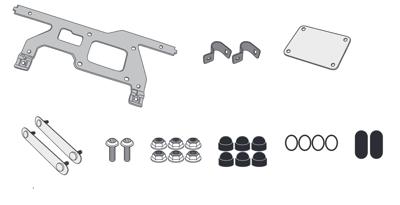 GIVI TL montagekit voor toolbox S250, Motorspecifieke bagage, TL5108PLOSKIT