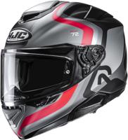 HJC RPHA-72 Ernem, Integraalhelm, Grijs Zwart Rood
