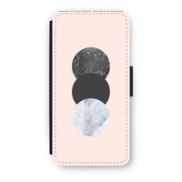 Marmeren cirkels: iPhone 8 Flip Hoesje