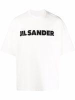 Jil Sander t-shirt à logo imprimé - Blanc