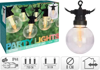 FEESTVERLICHTING 10LED WW