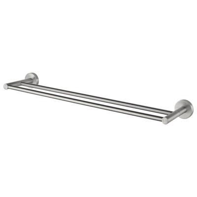 Haceka Kosmos Handdoekhouder - 84cm - dubbel - geborsteld chroom 1208661