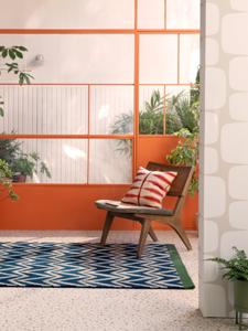 Scion - Buitenkleed Dhurrie Blue 426318 - Vloerkleed