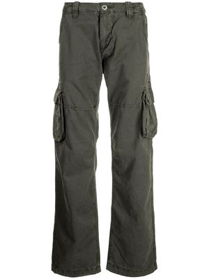 Alpha Industries pantalon droit à poches cargo - Gris