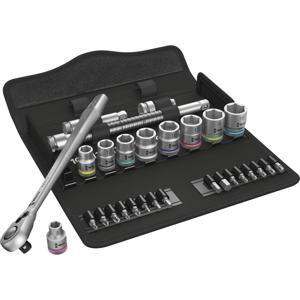 Wera 8100 SB 8 Zyklop Metal-ratelset, 29-delig