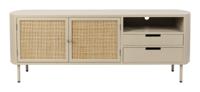 ZILT Dressoir Meja Rattan, 150cm - Beige