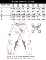 UFO PLAST broek "ares" children's pants ufo ares gray/red size 146