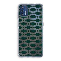 Moroccan tiles: Motorola Moto G9 Plus Transparant Hoesje