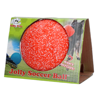 Jolly Soccer Ball Oranje/Wit S (15 cm)