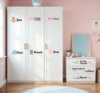 Kinderkleding nederlands kast stickers